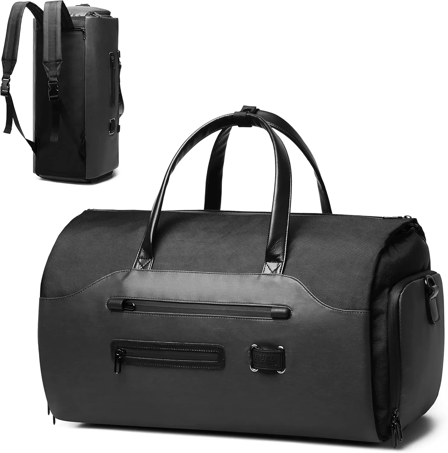 Men's Travel Tote Handbag Oxford Cloth Large Capacity Overnight Weekend Bag Crossbody Duffle Bags for Outdoors Camping (Black)