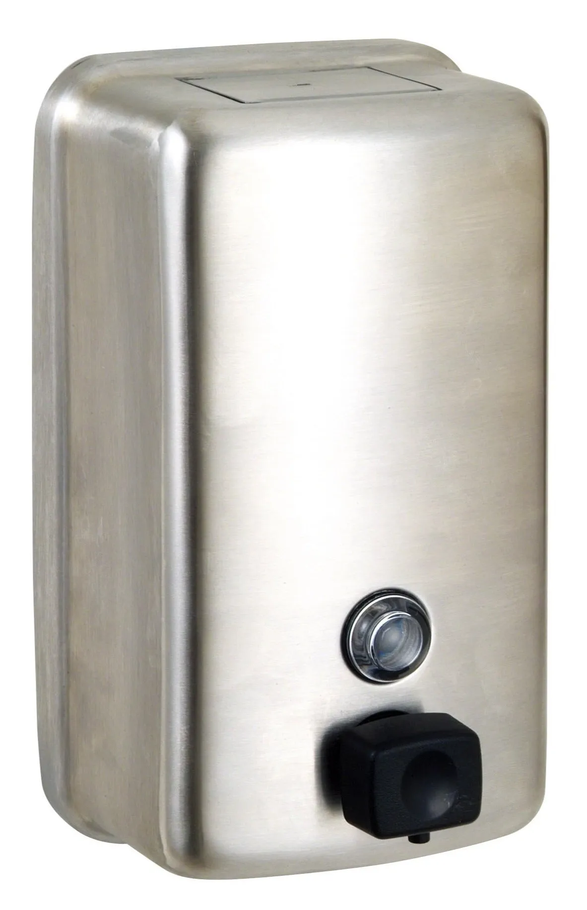 Metlam Ellipse Button Pump Soap Dispenser - Satin Stainless Steel