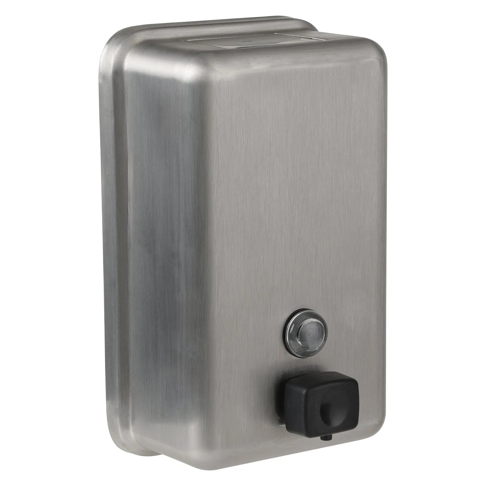 Metlam Vertical Button Pump Soap Dispenser - Satin Stainless Steel
