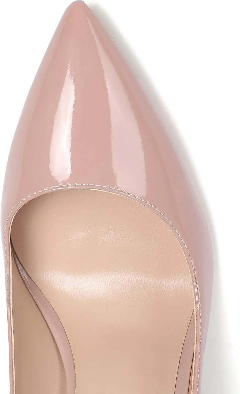 Mettesally Women's High Heels Closed Pointed Toe Pumps Stiletto Heel Party Wedding Basic Shoes