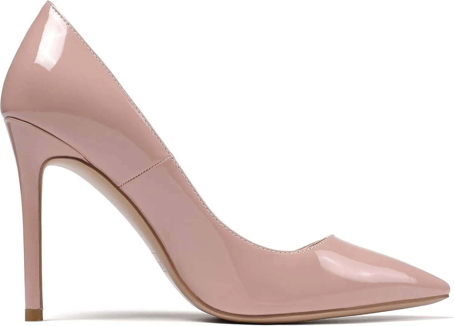 Mettesally Women's High Heels Closed Pointed Toe Pumps Stiletto Heel Party Wedding Basic Shoes