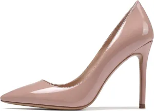Mettesally Women's High Heels Closed Pointed Toe Pumps Stiletto Heel Party Wedding Basic Shoes