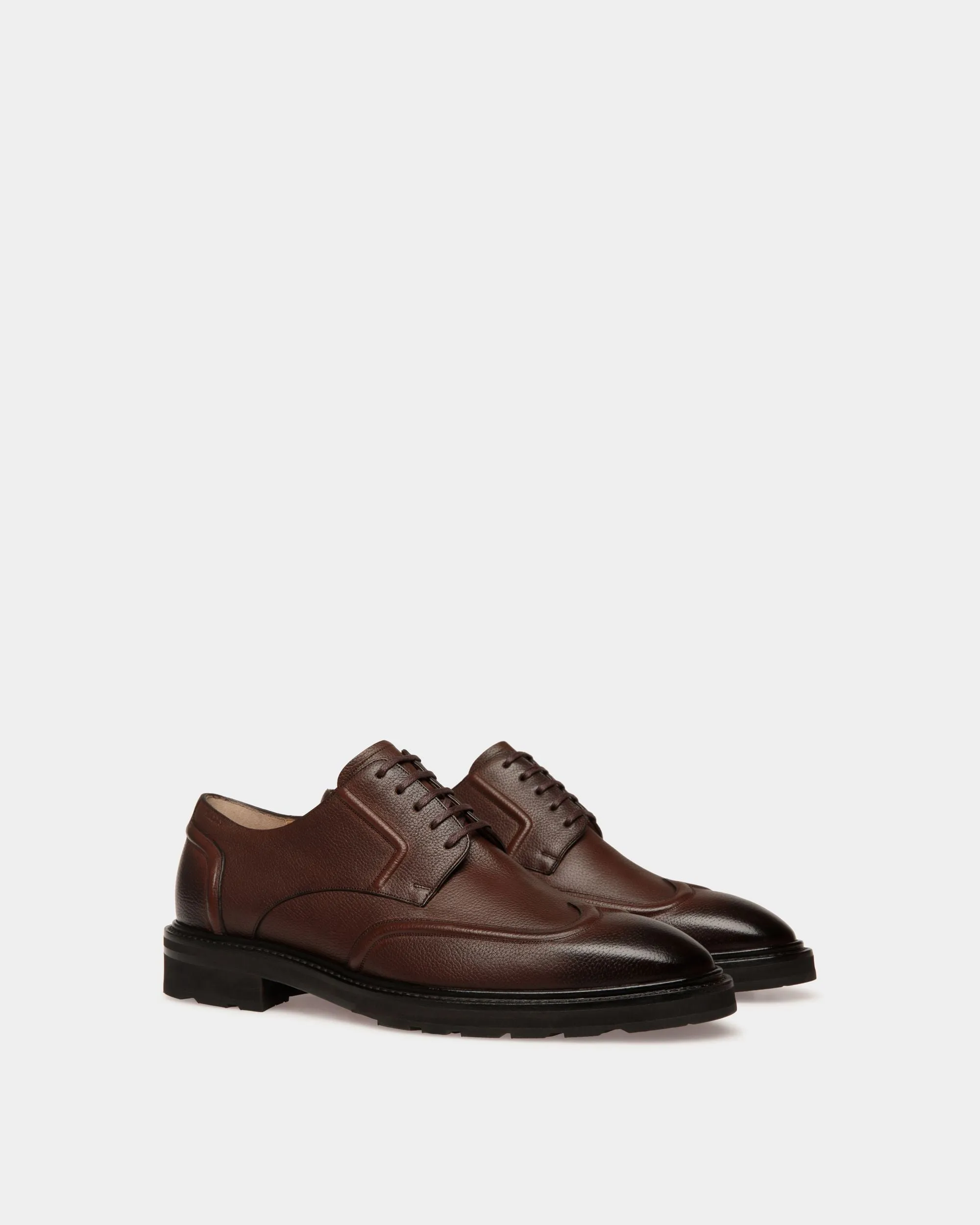 Meyrin Derby in Brown Leather