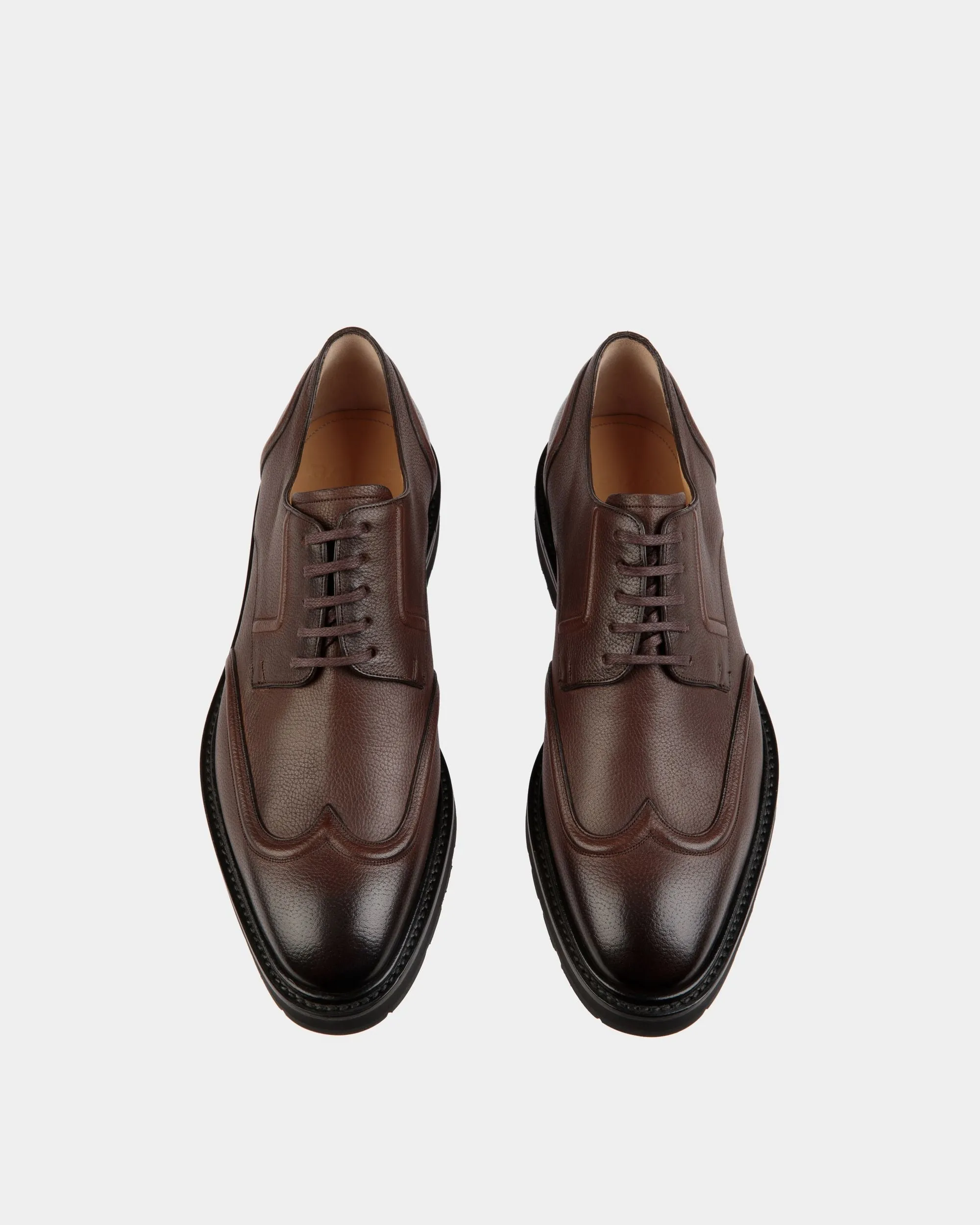 Meyrin Derby in Brown Leather
