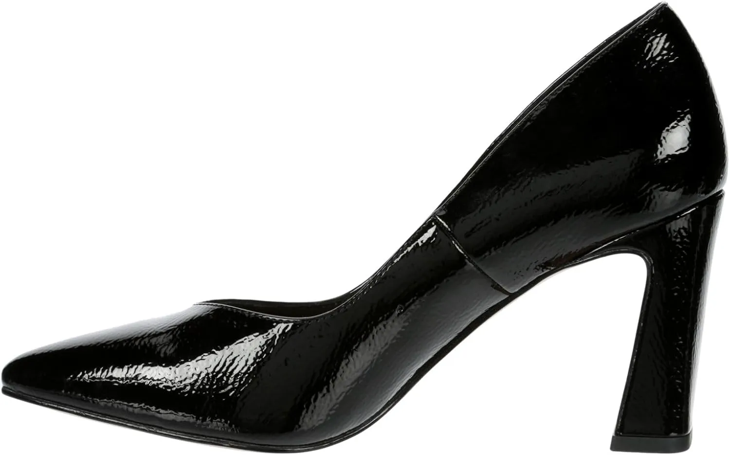 Michael By Michael Shannon Jenelle - Women's Pointed Toe Slip-On Block Heel Patent Dress Pumps