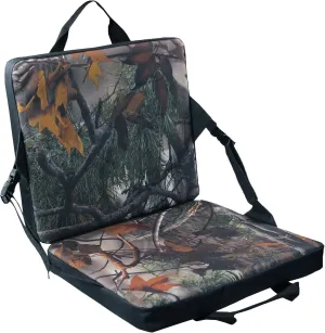 MYDAYS Tree Stand Seat Cushion, Camo Foam Mat, Treestand Hunter Seat Pad with Back Rest, Great for Outdoor Sports, Adventure Field,Hunting, Camping, Picnic and Fishing