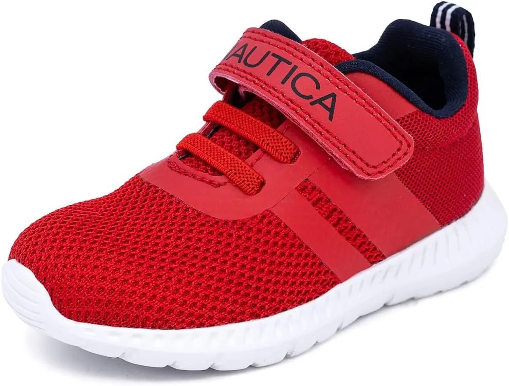 Nautica Kids Fashion Sneaker Athletic Running Shoe with One Strap |Boys - Girls|(Toddler/Little Kid)