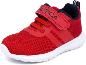 Nautica Kids Fashion Sneaker Athletic Running Shoe with One Strap |Boys - Girls|(Toddler/Little Kid)