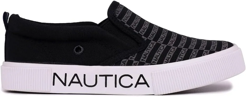Nautica Kid's Slip-On Casual Shoe Athletic Sneaker - Youth-Toddler Akeley | Boy - Girl | (Big Kid/Little Kid/Toddler)