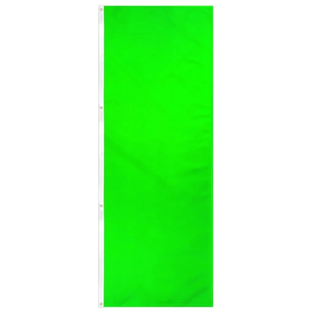 Neon Green Solid Color 3x8ft DuraFlag Banner