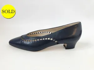 NEW Bally Cutout Leather Pump Size 9.5