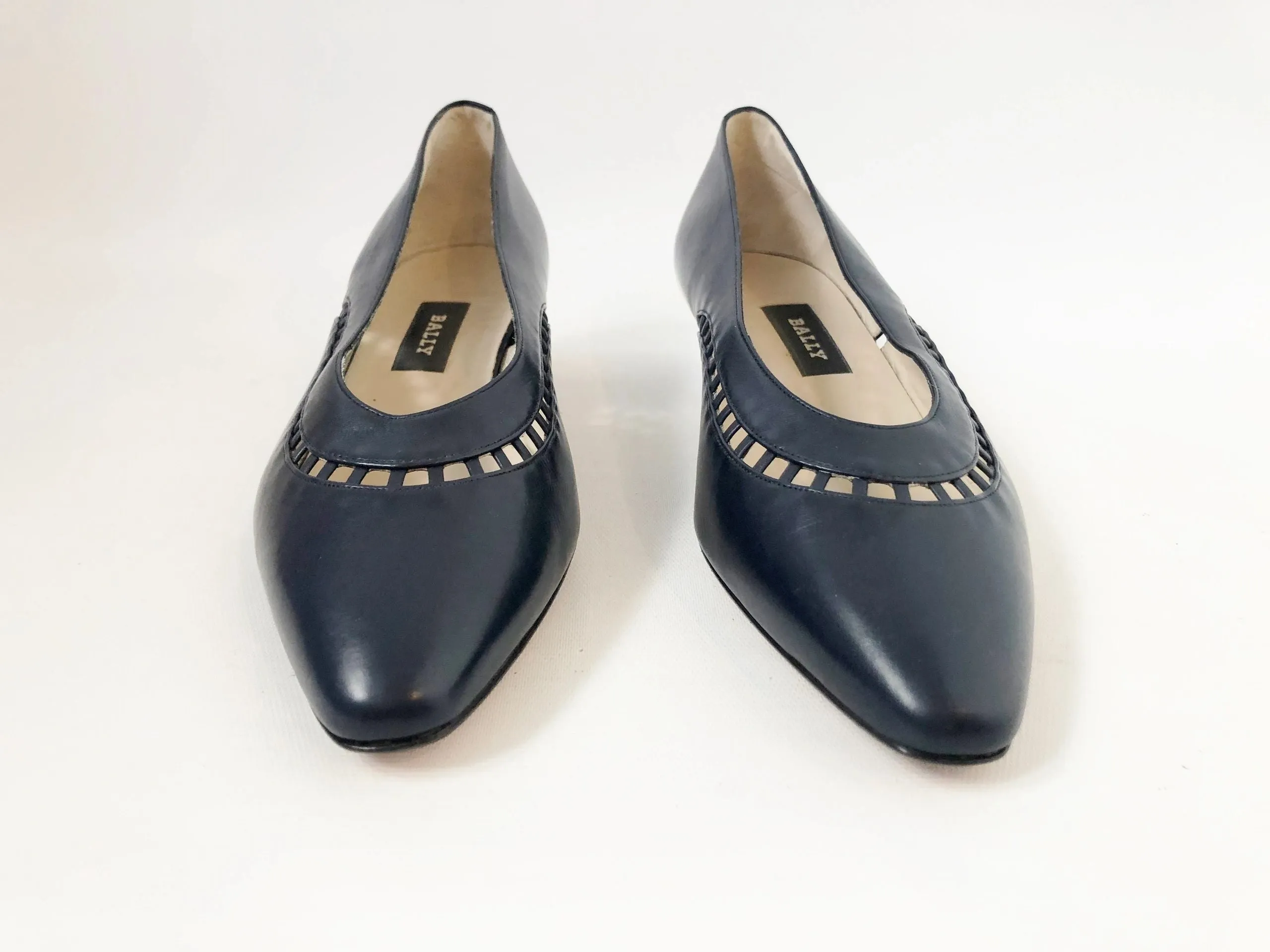 NEW Bally Cutout Leather Pump Size 9.5