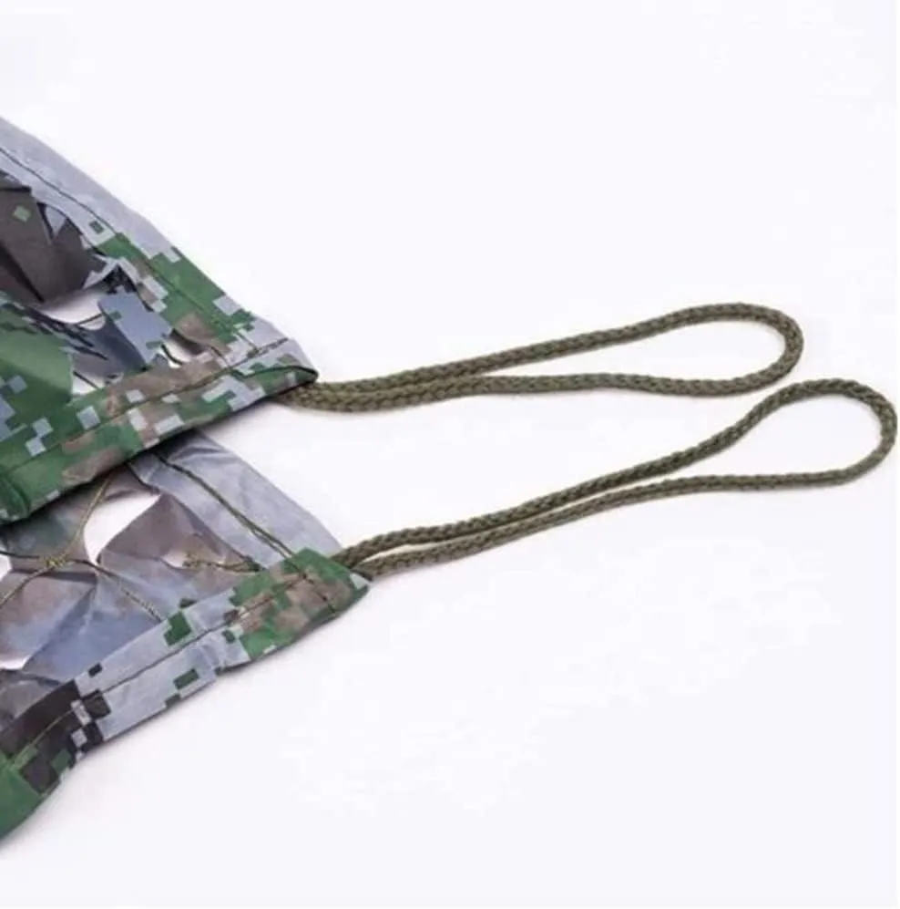 NILZA Outdoor Camouflage Netting Sun Shade Blinds Jungle Camo Net Hunting Camoflauge Sunshade Mesh Cover, 2x3 4x6 6x8 8x10 10x10m Shade Net for Patio Garden Decoration(2X3/(6.6x9.8ft))