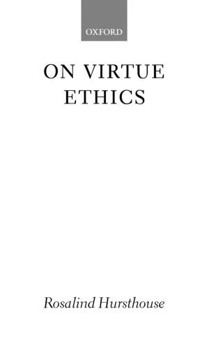 On Virtue Ethics