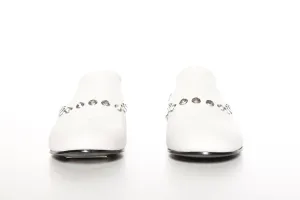 Opening Ceremony White Leather Slip-On Oxford SZ 39