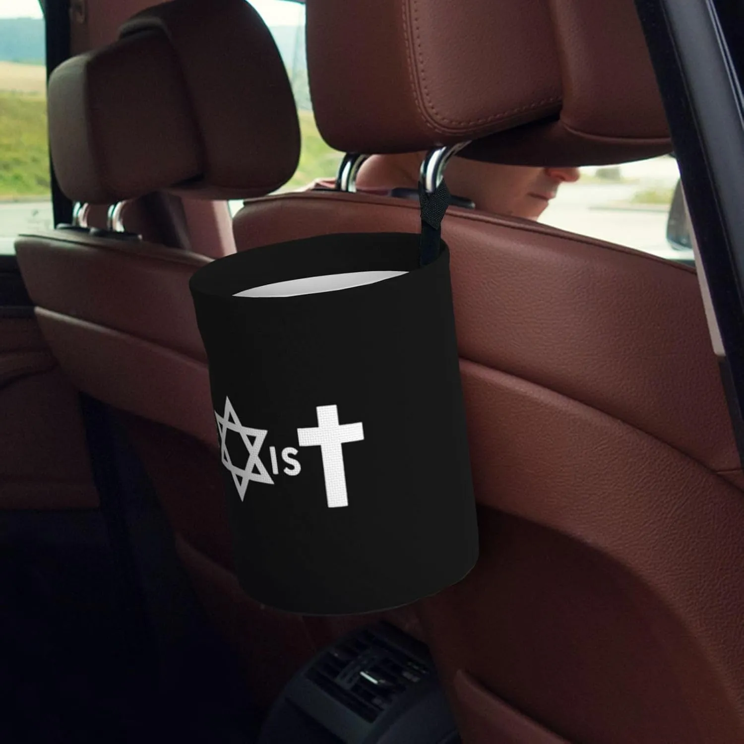 Original Coexist Symbols Car Trash can, Foldable Trash can