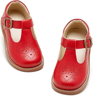 Otter MOMO Toddler/Little Girls Mary Jane Slip-on School Uniform Party Dress Shoes