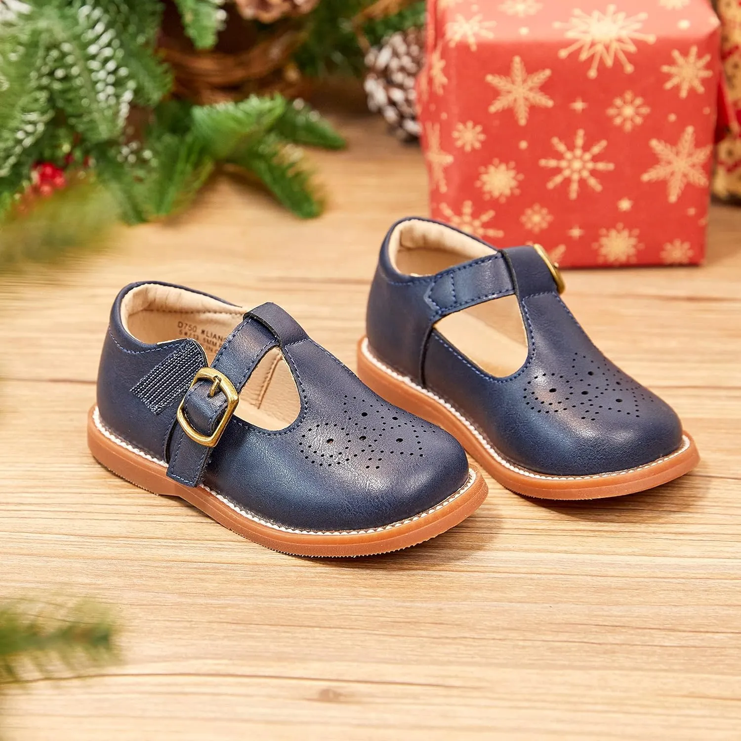 Otter MOMO Toddler/Little Girls Mary Jane Slip-on School Uniform Party Dress Shoes