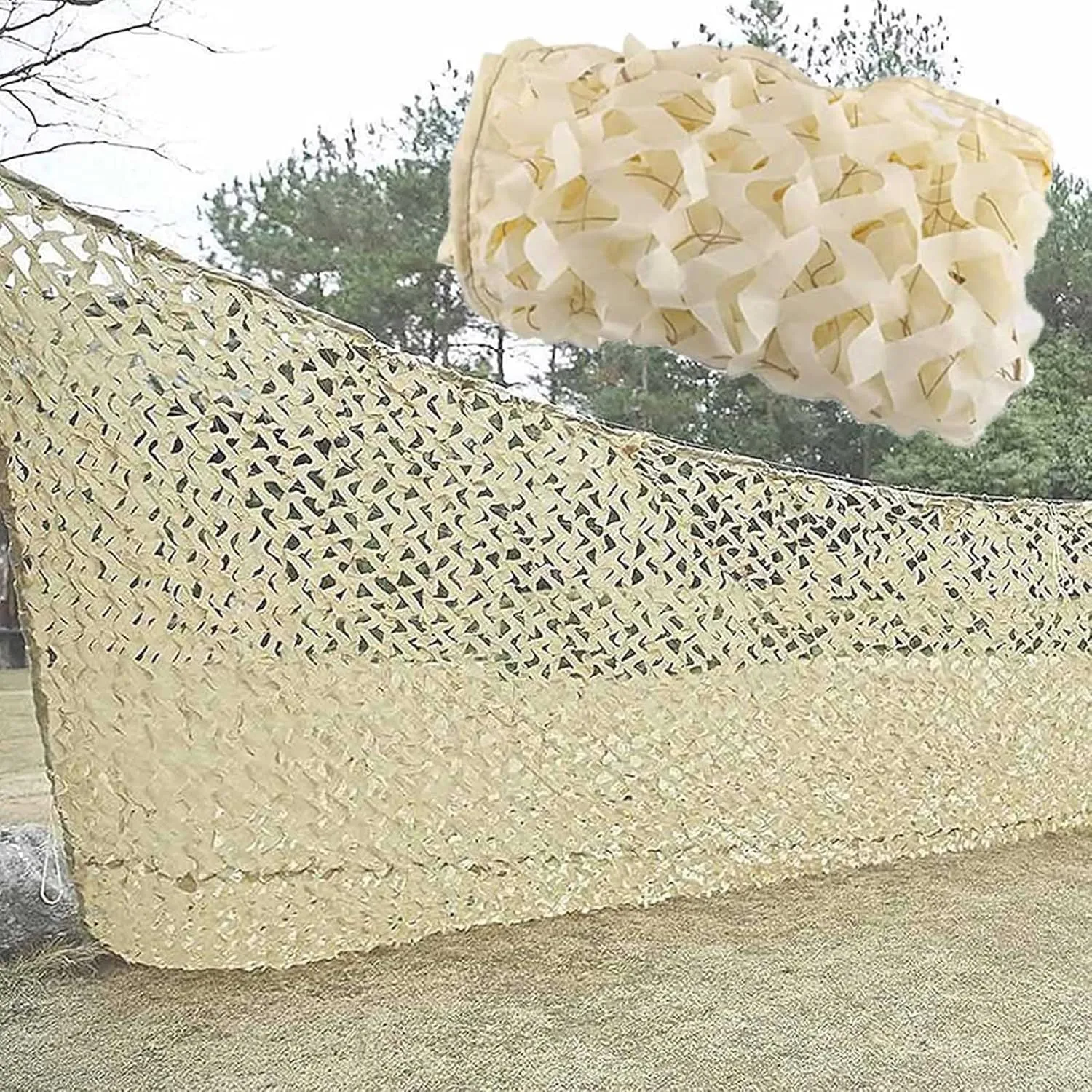 Outdoor Camo Netting,Camouflage Net Blinds,Pergola Sunblock Shade Net,Breathable Mesh Tarp,for Anti-Uv Camping Shooting Hunting,4x6m(13 * 20ft)