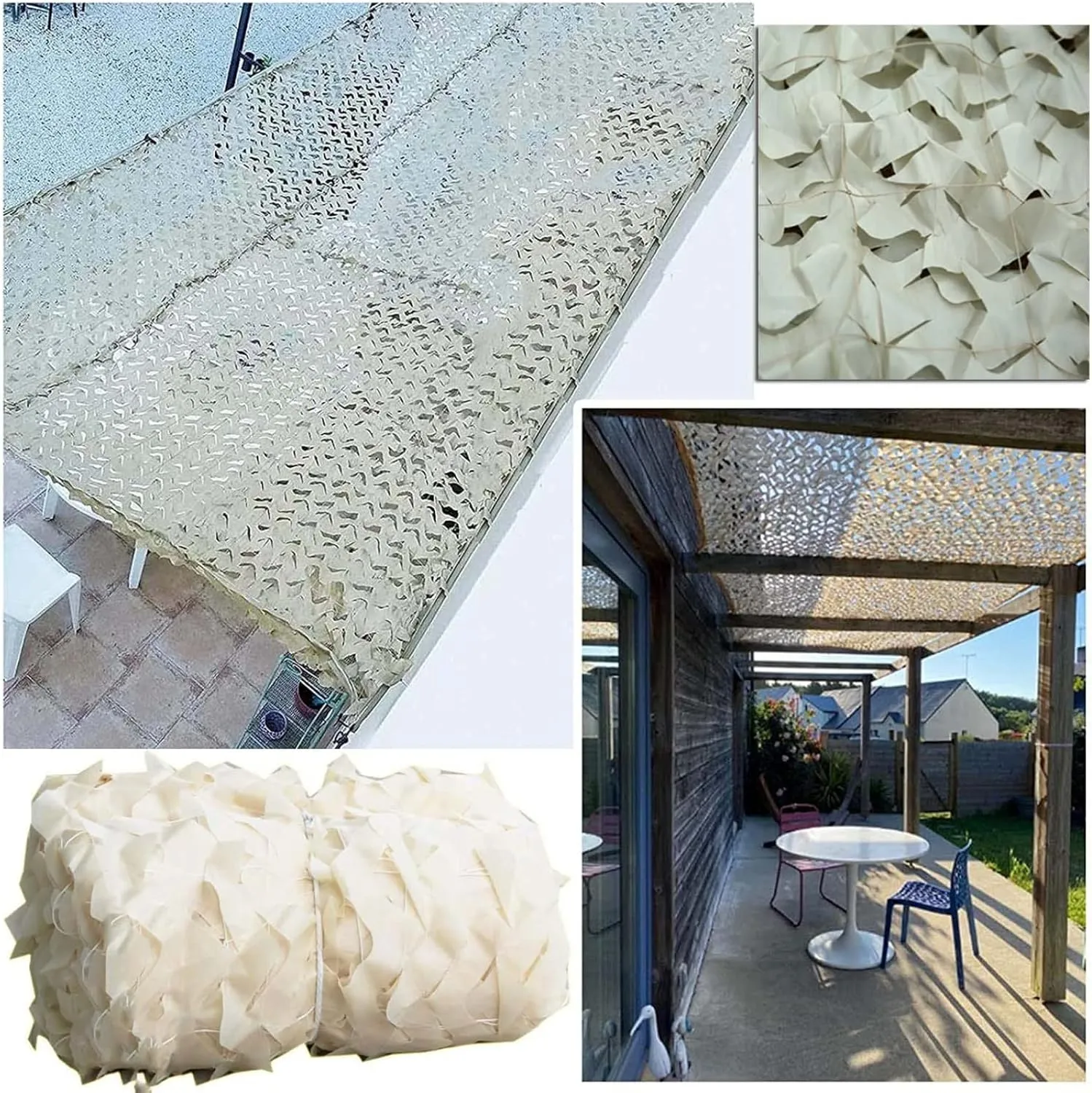 Outdoor Camo Netting,Camouflage Net Blinds,Pergola Sunblock Shade Net,Breathable Mesh Tarp,for Anti-Uv Camping Shooting Hunting,4x6m(13 * 20ft)