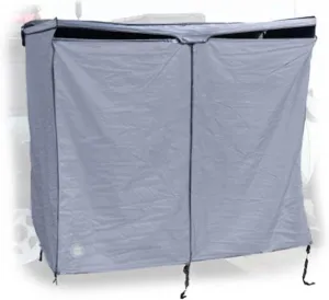 Overland Vehicle Systems HD Nomadic Shower & Privacy Room with Roof - Double Person Quick Deploying - 420D Oxford Rip Stop Fabric - for Car, Truck, SUV, and Trailer - Universal Fitment