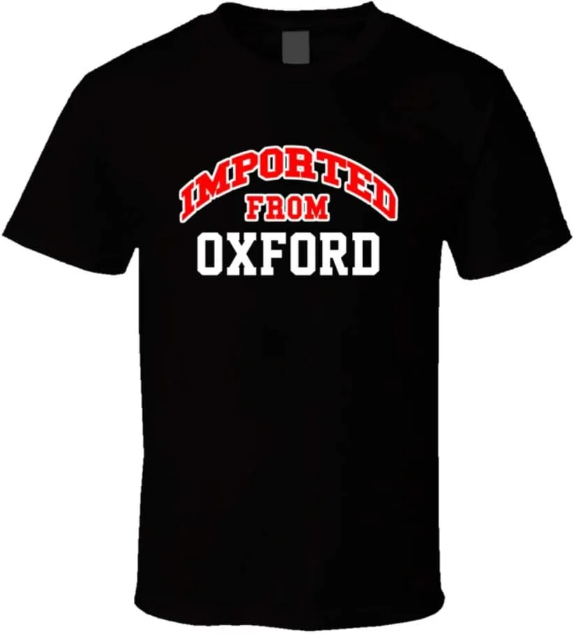 Oxford Indiana Imported from Cool Funny City T Shirt