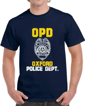 Oxford Police Department OPD Officer Inspired Custom City Unisex T-Shirt