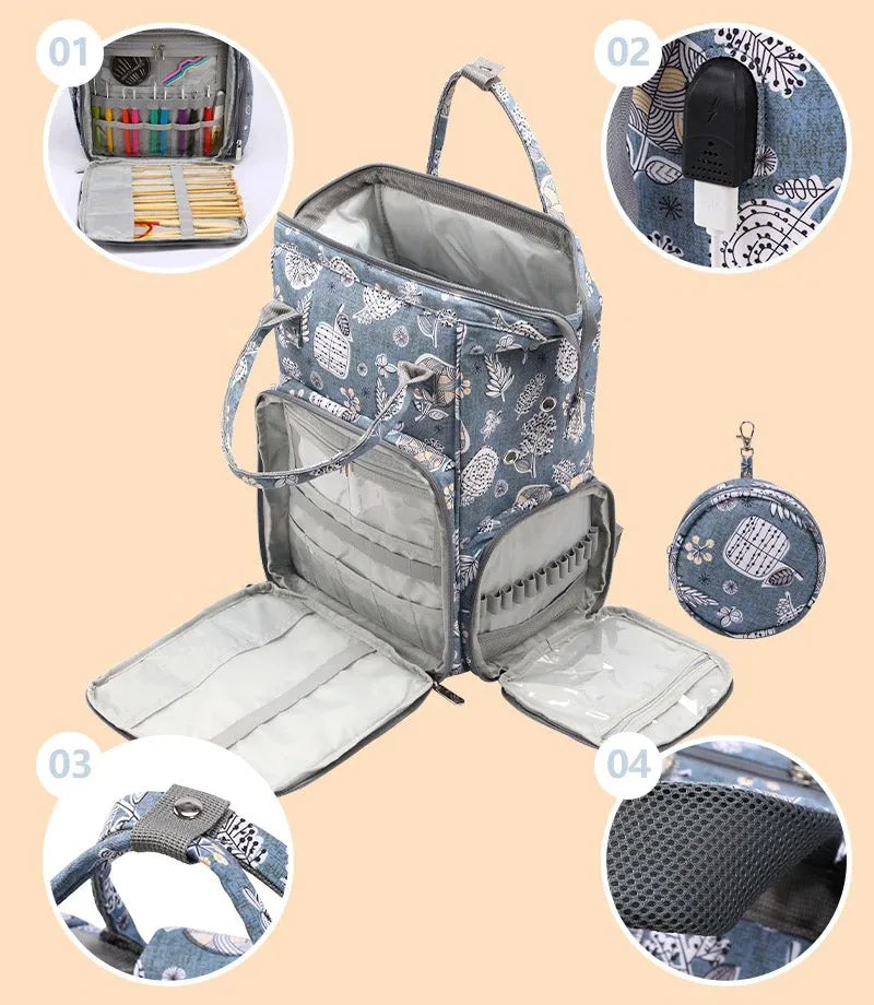 Oxford Serenity Luxe Bag - Yarn Organizer (Bundle51)