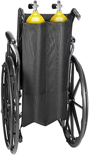 Oxygen Cylinder Bag - Portable Backpack Holder for O2 Tanks - Dual Compartment Carrier for Easy Transport of Oxygen Bottles