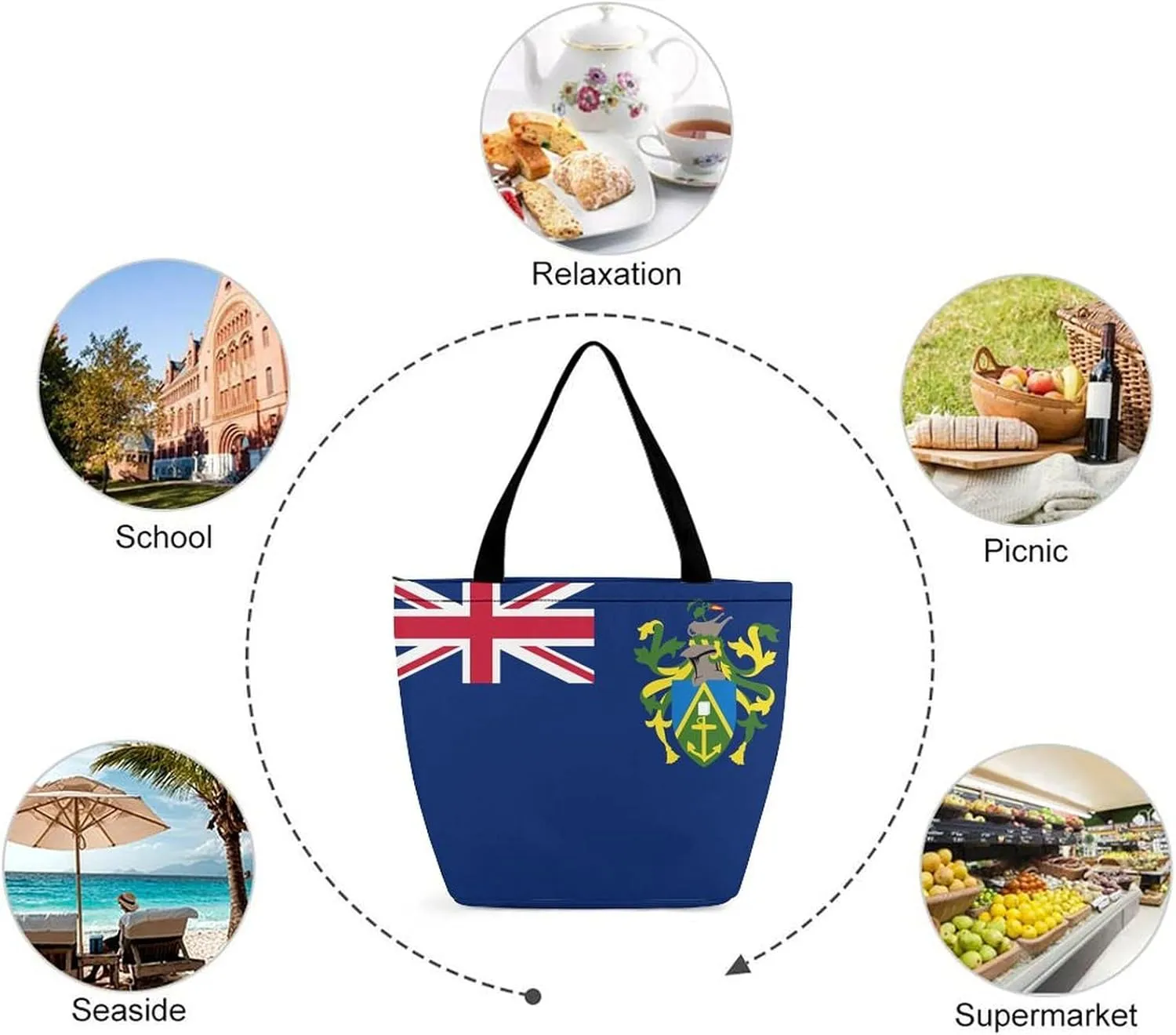 Papua New Guinea Flag Women's Large Hobo Handbag Stylish Design for Work and Play