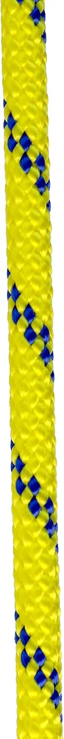 Pelican Rope Multifilament Polypropylene Rope (1/4 in) – Solid Braid Derby Rope – Lightweight, Buoyant, High Visibility – Dock, Floating, Water Rescue Line – Several Lengths (120ft)