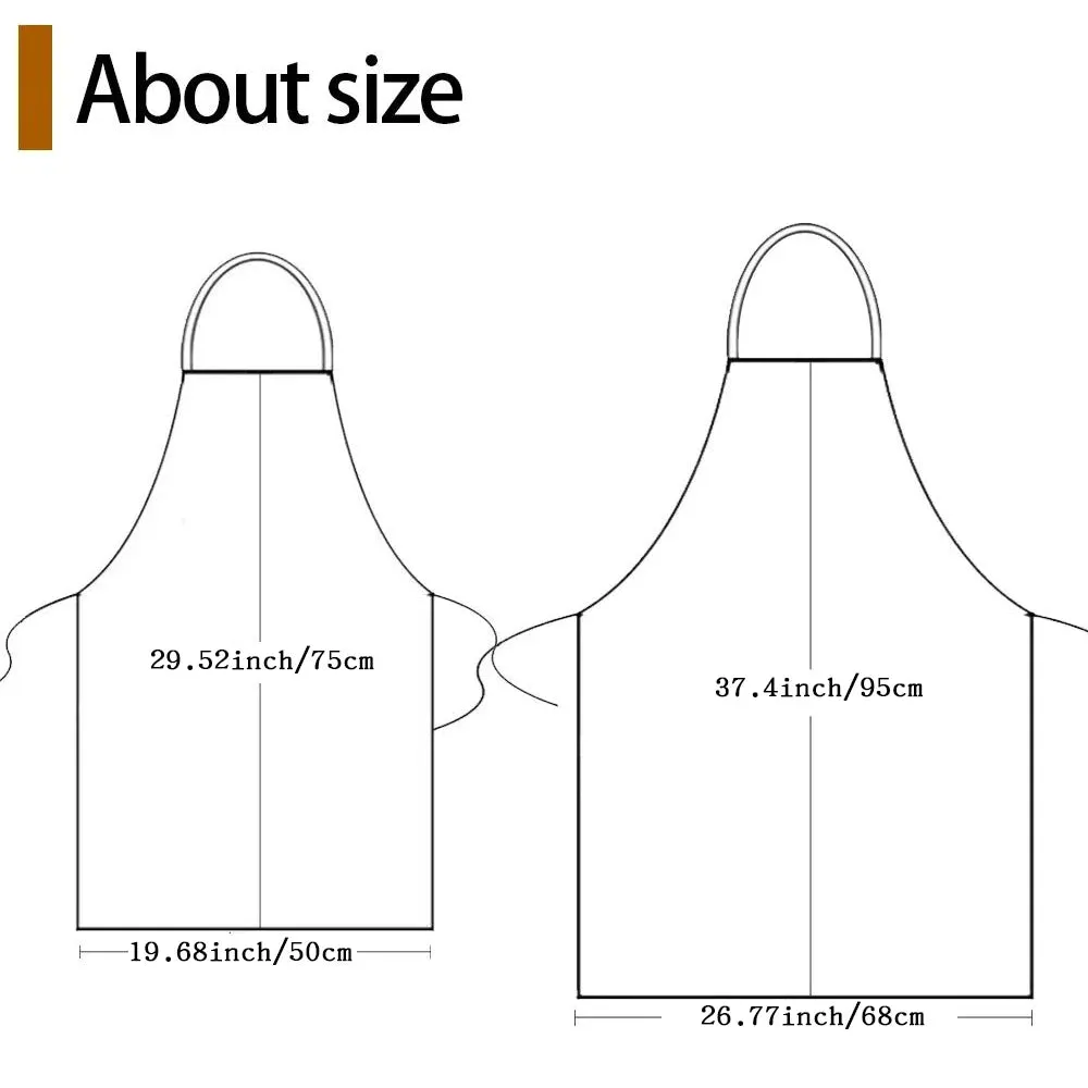 Personalized Black Letter Apron for Couples & Staff