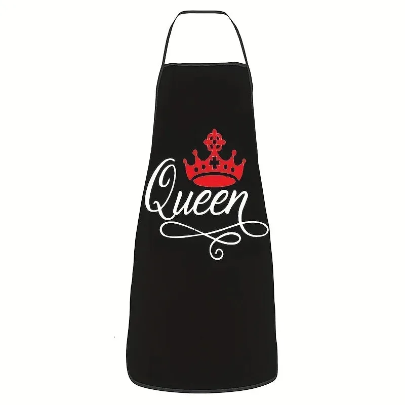 Personalized Black Letter Apron for Couples & Staff