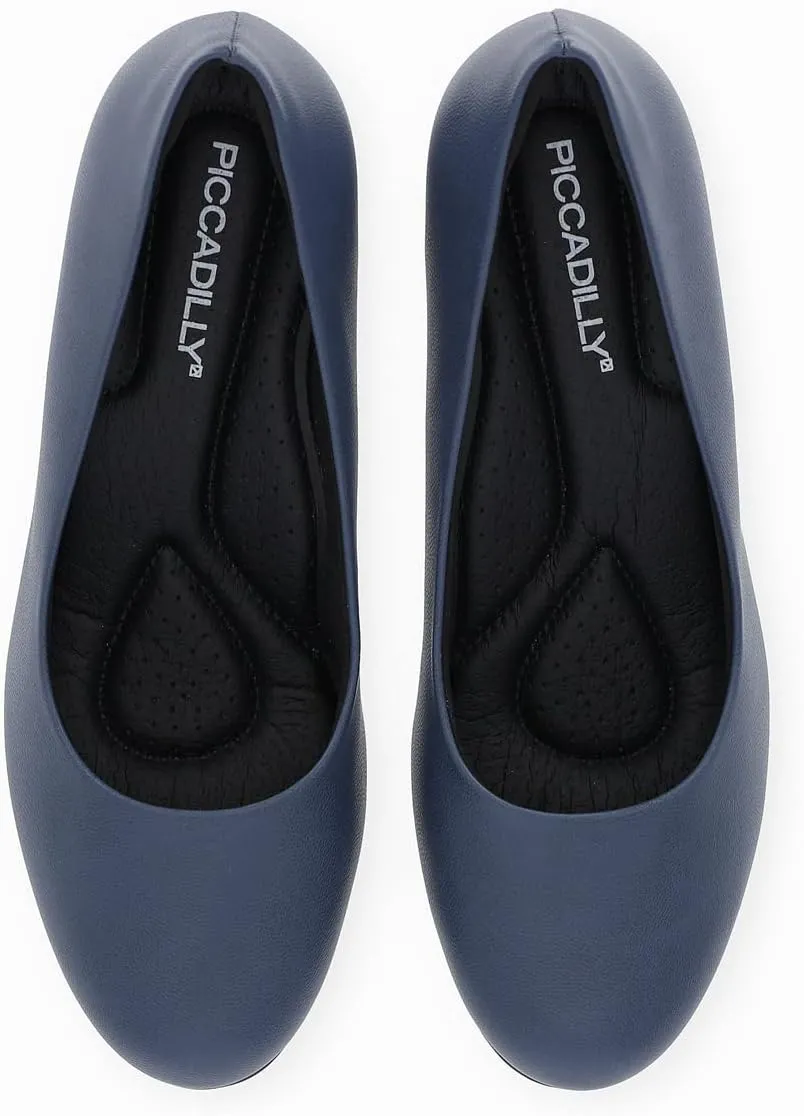 Piccadilly Laura Women's Heel Pumps Comfortable Shoes Flexible Antislip Flight Attendant Office Shoes