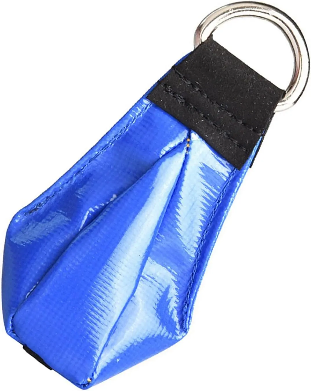 plplaaoo Throw Weight Bag Throwing Rope Sandbag Climbing Rope Bag Multi Purpose High Tensile Strength for Tree Climbing Rock Climbing Spelunking Stainless Steel Oxford Fabric Blue Yellow (Blue)
