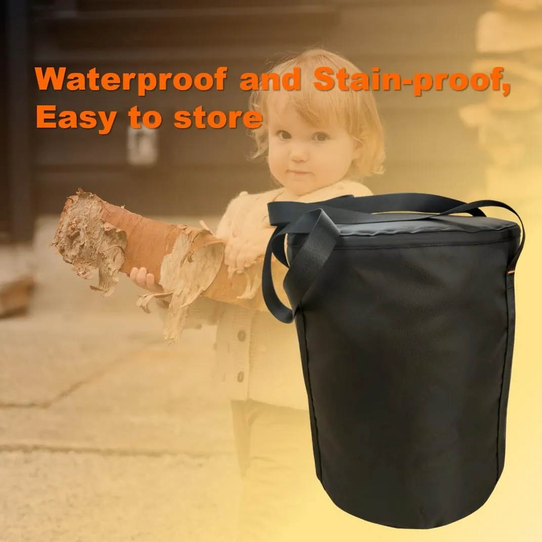 Portable Bag Waterproof (XL),for Camping Portable Cutlery Bag, Moving Storage,RV Storage, Water Pipe, Accessory, Travel Carrying,Double-Layer Oxford,Black