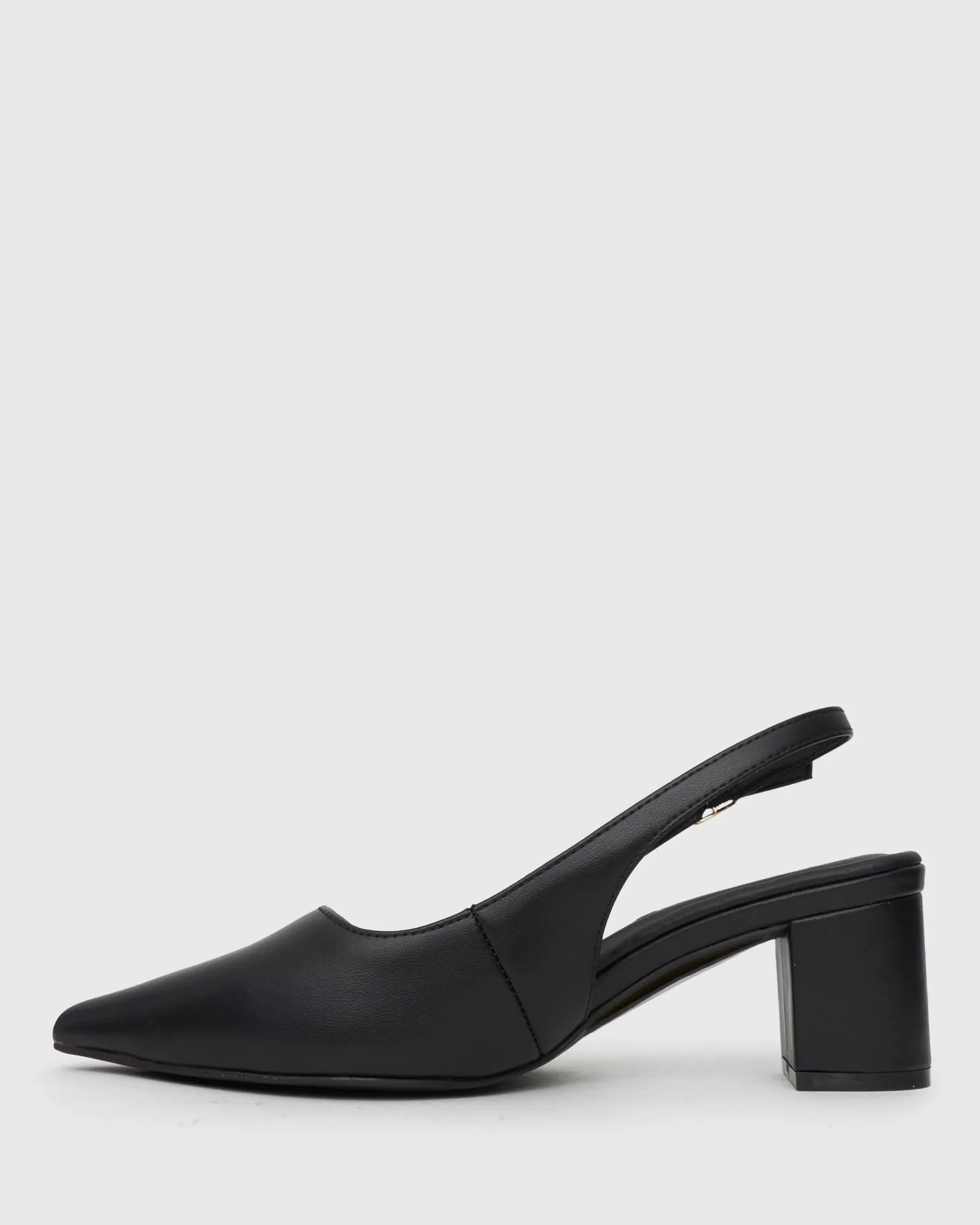 PRE-ORDER Wider Fit GUS Block Heel Slingback Pumps