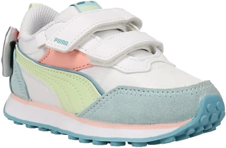 PUMA girls Rider Fv Bow Slip on Sneaker