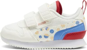 PUMA Shoes Kids R78 Hook and Loop Sneaker, Warm White-Blue Skies-Chamomile, 5 US Unisex Toddler