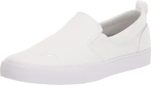 PUMA womens Bari Slip on Sneaker, Puma White-puma Silver, 9.5 US