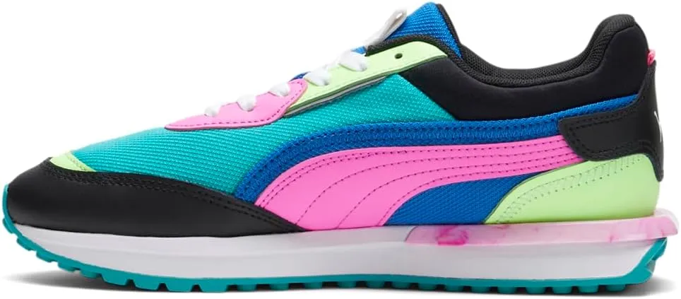 PUMA Women's City Rider Marble Sneaker