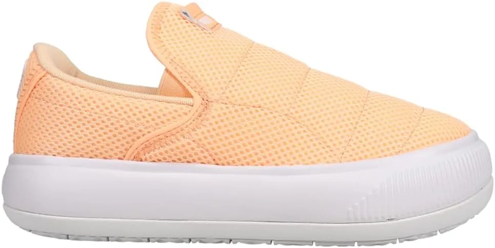 PUMA Womens Suede Mayu Mono Slip-On Platform Sneakers Shoes Casual - Orange - Size 9 M