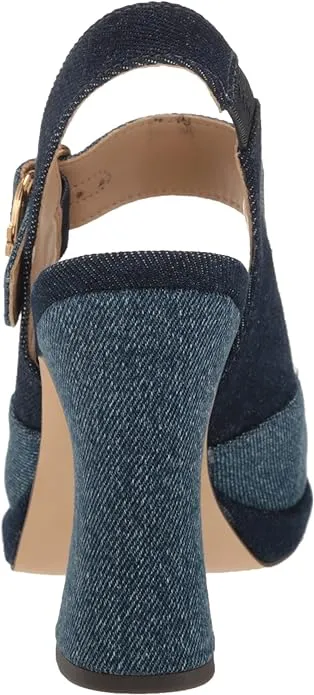 Pumps Montrose Festive offer Dress Mary Jane Sandals Edelman Refined Sam Jildie Blue/Indigo Slingback