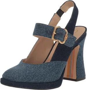 Pumps Montrose Festive offer Dress Mary Jane Sandals Edelman Refined Sam Jildie Blue/Indigo Slingback
