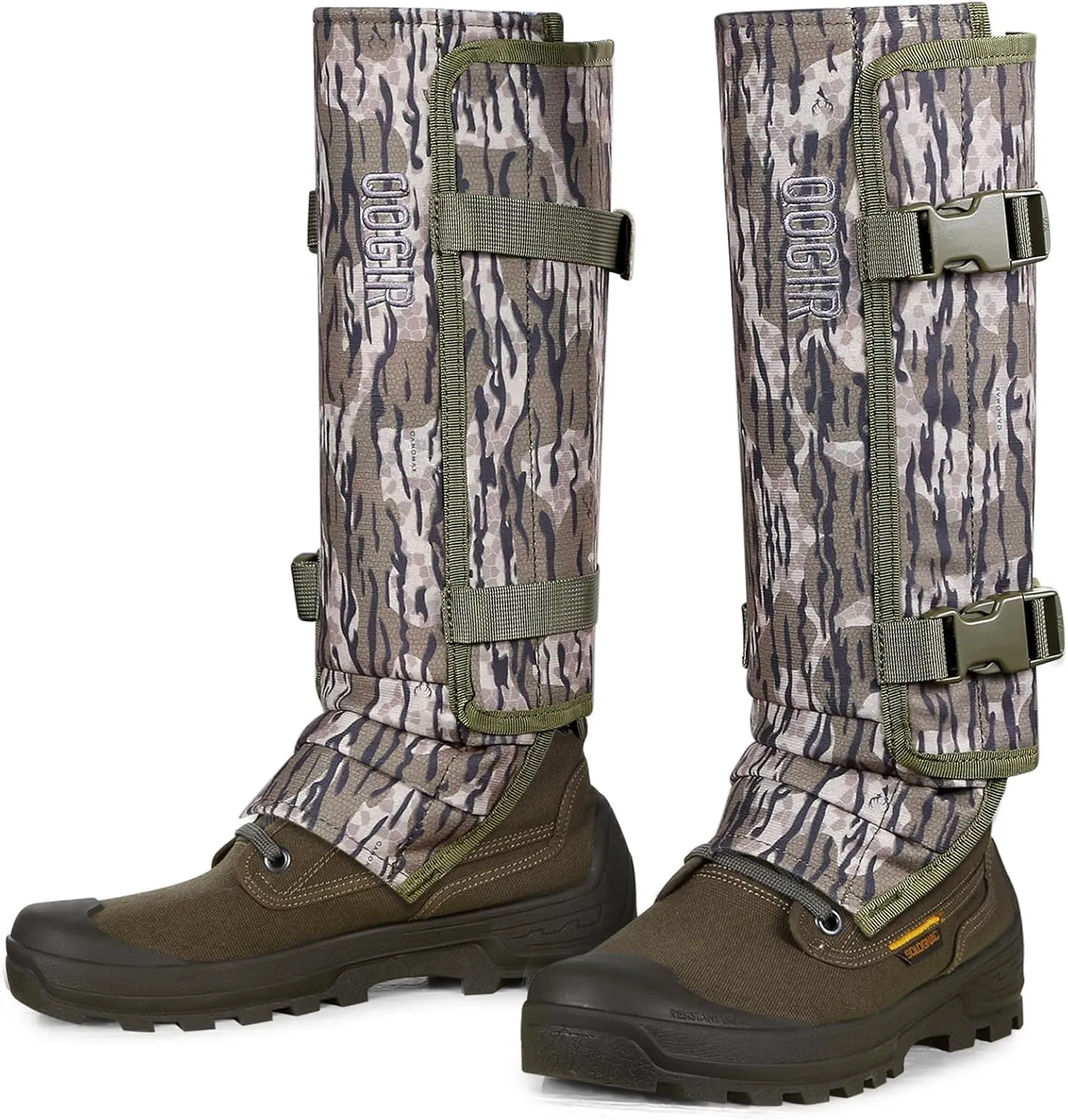 QOGIR Snake Gaiters 3 Pack: Durable Snake Guards for Hunting, Snake Gaiter Leggings for Men & Women, Snake Bite Protection for Lower Legs, Snake Proof Gaiters