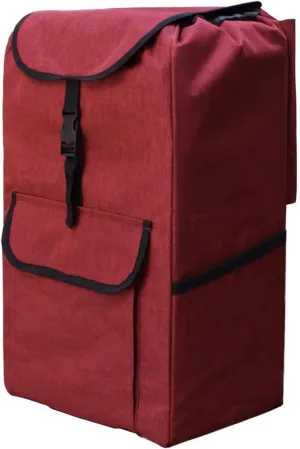 Replacement Bag for Grocery Cart/Shopping Cart - 44L Trolley Replacement Bag, Oxford Cloth Waterproof Storage Bag, Shopping Trolley Replacement Bag with Side Pockets, for Aluminium Alloy Frame, for U