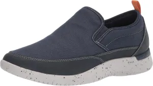 Rockport Men's Truflex Fly Slip on Mudguard Sneaker, Blue Multi, 9