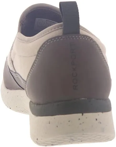Rockport Men's Truflex Fly Slip on Mudguard Sneaker, Stone Multi, 11.5