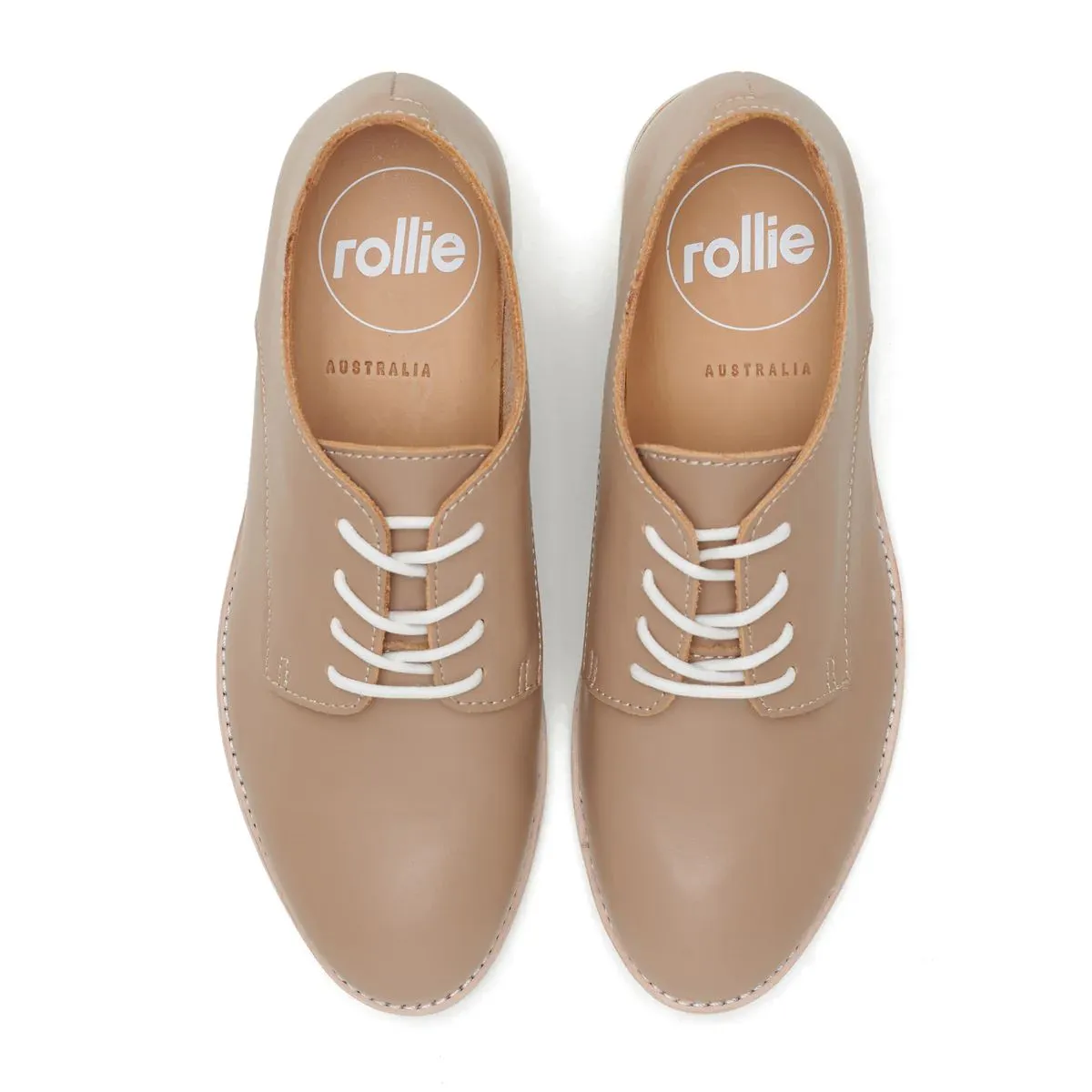 ROLLIE Derby Super Soft Shoe - Latte