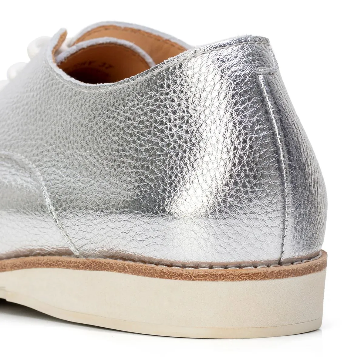 ROLLIE Derby Super Soft Shoe - Silver
